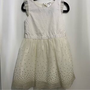 3T Cream and Gold Dress